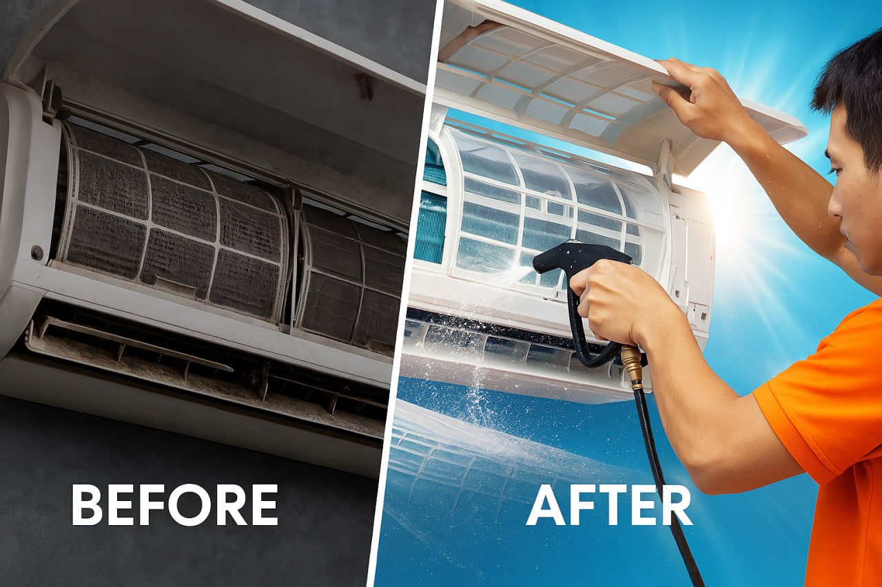 Bảng giá vệ sinh máy lạnh tại nhà khu vực HCM – Cập nhật 2025