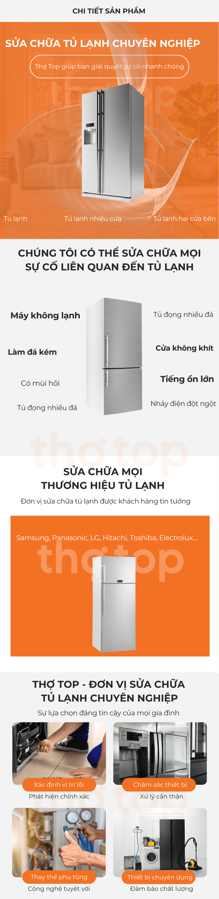 dịch vụ sửa chữa tủ lạnh chuyên nghiệp