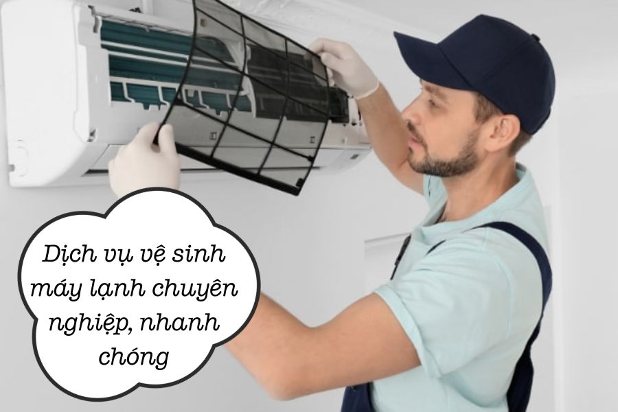 Dịch vụ vệ sinh máy lạnh tại nhà chuyên nghiệp, nhanh chóng