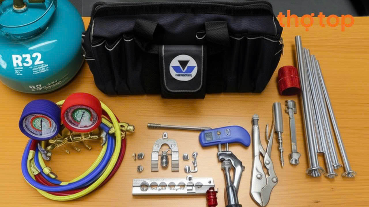 Kỹ thuật viên Thợ Top với trang bị hiện đại